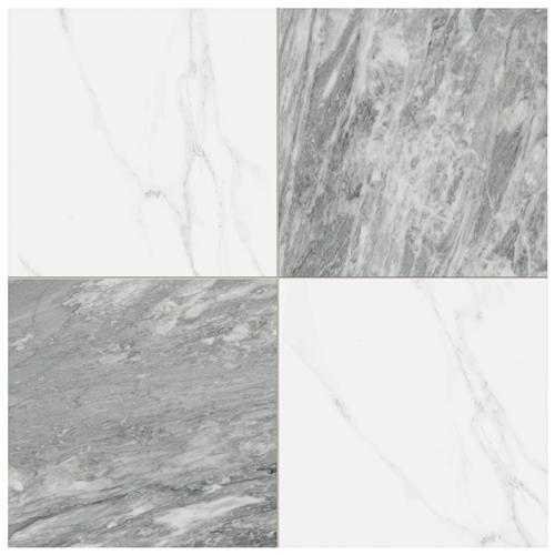 Marbilia Porcelain Chess Bardiglio Tile Matte 1