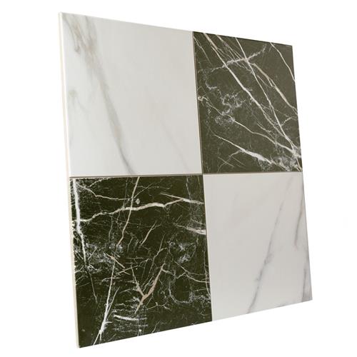 Marbilia Porcelain Chess Marquina Gold Tile Matte 3