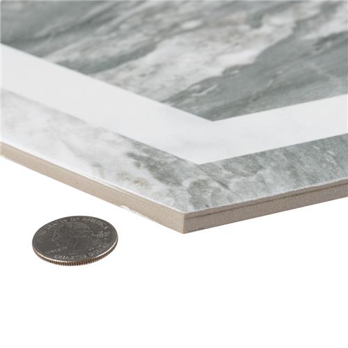 Marbilia Porcelain Bardiglio White Geo with Biotech Tile Matte 3