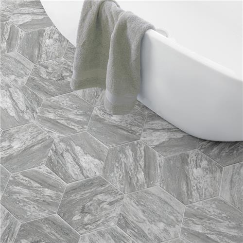 Marbilia Porcelain Bardiglio with Biotech Tile Matte 6