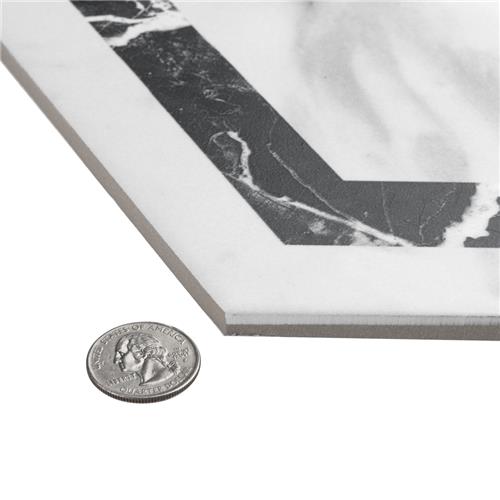 Marbilia Porcelain Venato?Black Geo with Biotech Tile Matte 3