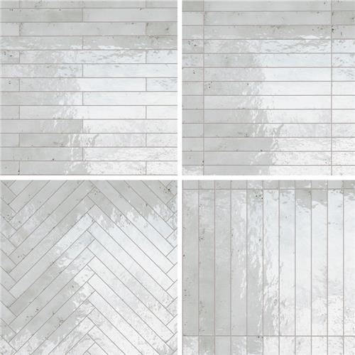 Scottsdale Porcelain Light Grey Tile Glossy 3