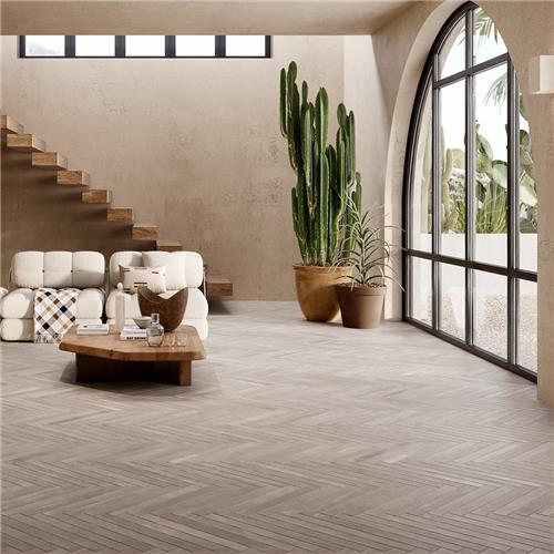 Tucson Porcelain Greige Tile Matte 8