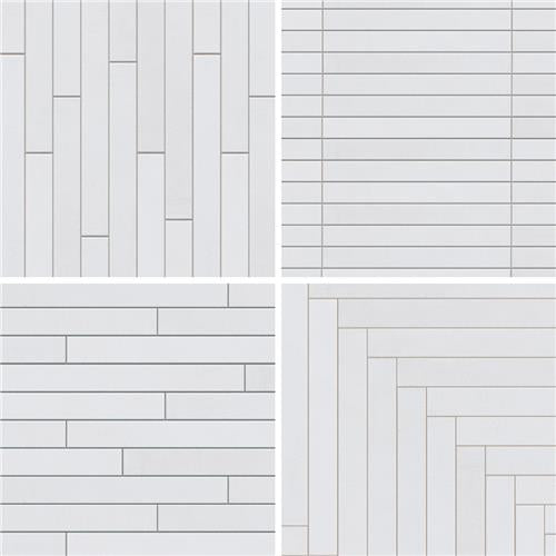 Tucson Porcelain Total White Tile Matte 3