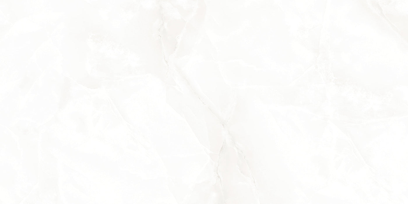 Onyx Porcelain White Tile Polished 1