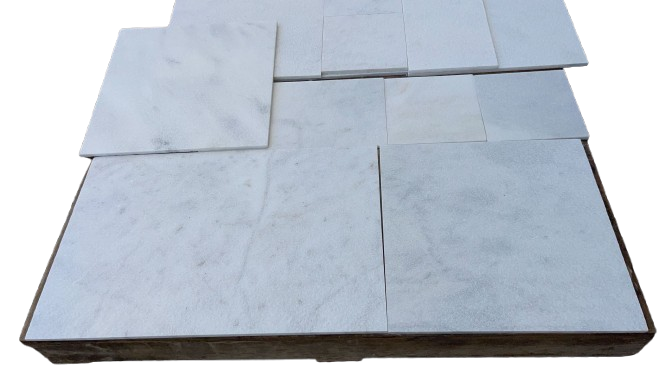 Fantasy White Marble Pattern - Leather