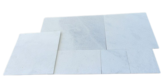 Fantasy White Marble Pattern - Sandblasted