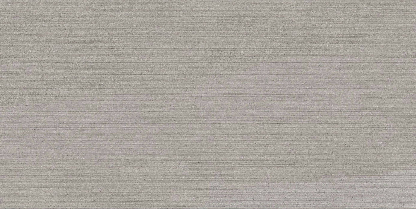 Full Tile Sample - Feel Grey Stripes Porcelain Tile - 12" x 24" x 10 MM Matte