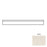 Full Liner Sample - Feel Ivory Porcelain Bullnose - 3" x 24" x 10 MM Matte