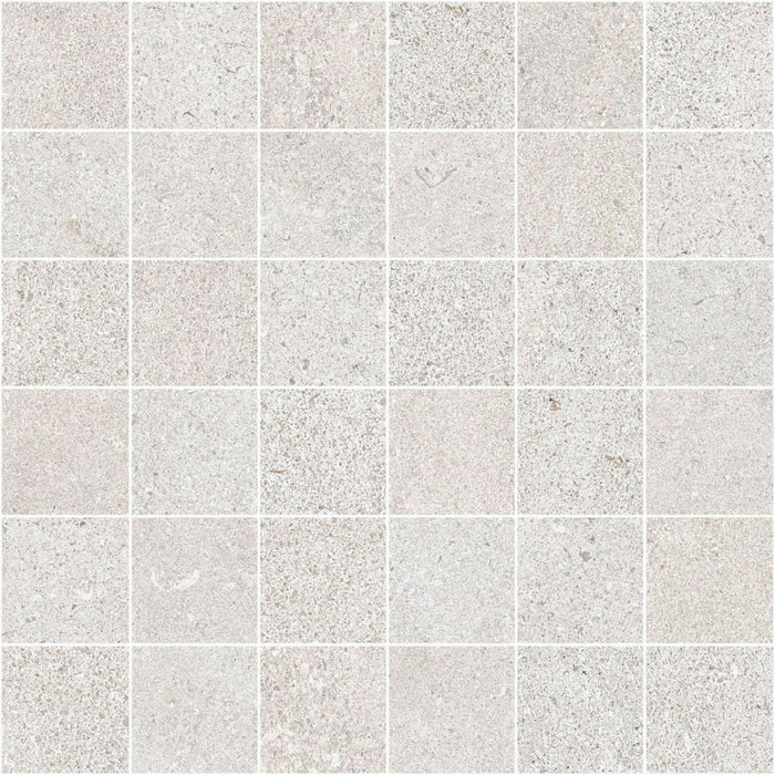 Full Sheet Sample - Feel Pearl Porcelain Mosaic - 12" x 12" x 10 MM Matte