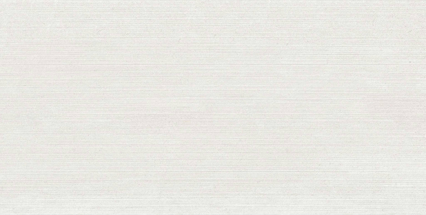 Full Tile Sample - Feel White Stripes Porcelain Tile - 12" x 24" x 10 MM Matte