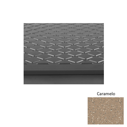 Rubber Caramelo F335 Stair Tread Textured 1