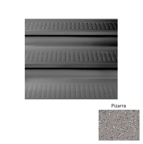 Rubber Pizarra F336 Stair Tread Textured 1
