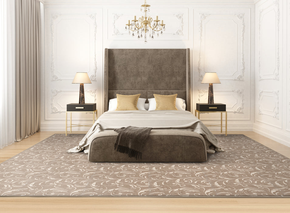 Filigree Polypropylene Tan 51641 Carpet Textured 2