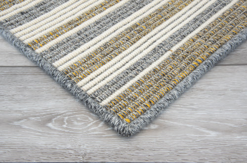 Finnegan Stripe Wool Honey 61492 Carpet Textured 2