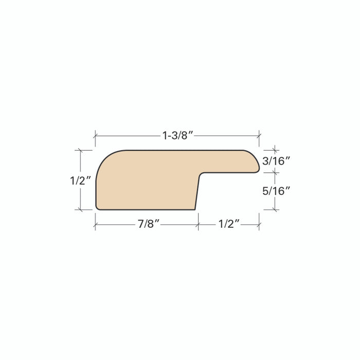 VersaFlex Wood Oak End Cap Polyurethane 2