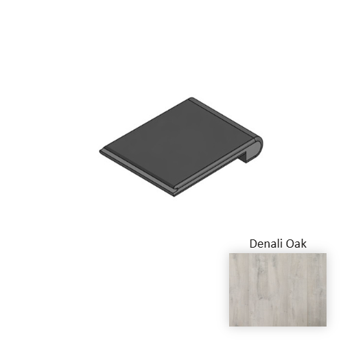 NatureTEK Plus Colossia Xxl Denali Oak Laminate Wood Moulding / Trim - 84" Flush Stairnose
