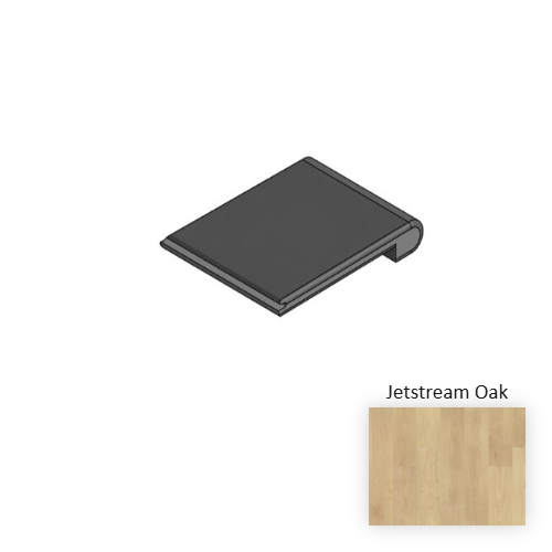 NatureTEK Premier Propello Jetstream Oak Laminate Wood Moulding / Trim - 84" Flush Stairnose