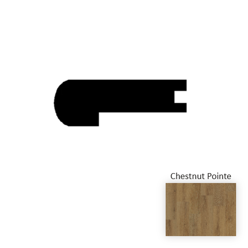 Advantage Vinyl Chestnut Pointe Flush Stair Nose Embossed 1