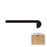 Rivoli Wood Deep Walnut Hardwood Moulding / Trim Wire Brushed 1
