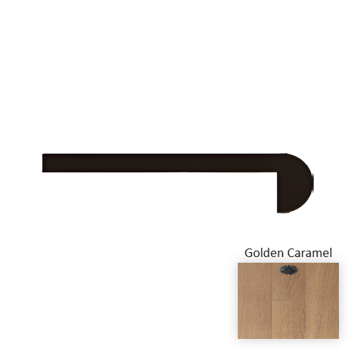 Genoa Wood Golden Caramel Hardwood Moulding / Trim Wire Brushed 1