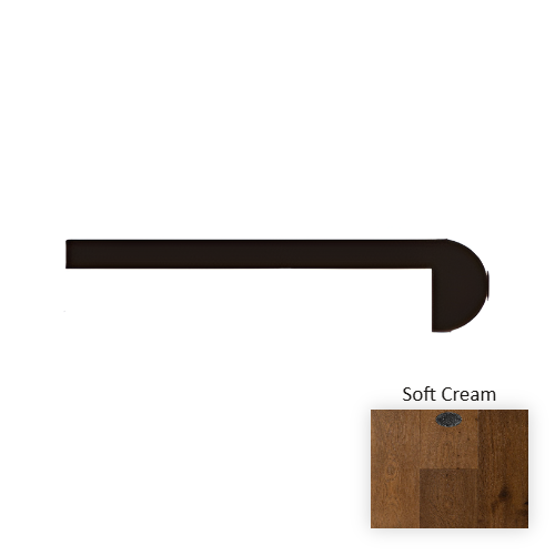 Ancona Wood Soft Cream Hardwood Moulding / Trim Wire Brushed 1