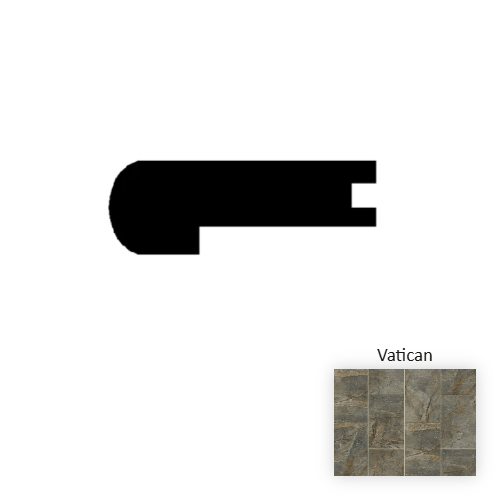 Colonnade Vinyl Vatican Flush Stair Nose Embossed 1
