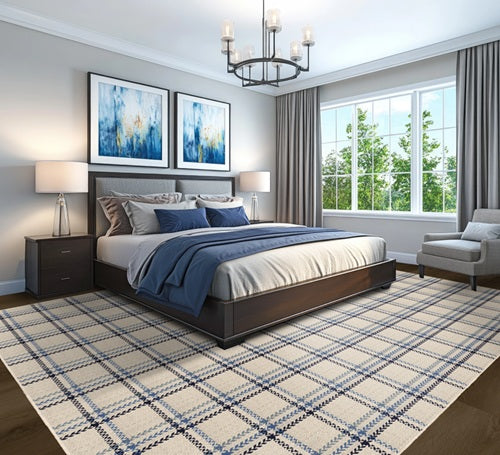 Fort William Wool Cobalt 19431 Carpet FORTW Natural 1