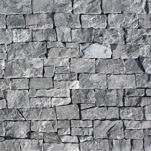 Bedrosians FOSGRY Fossil Grey Honed Marble Ledgestone Lowest Price