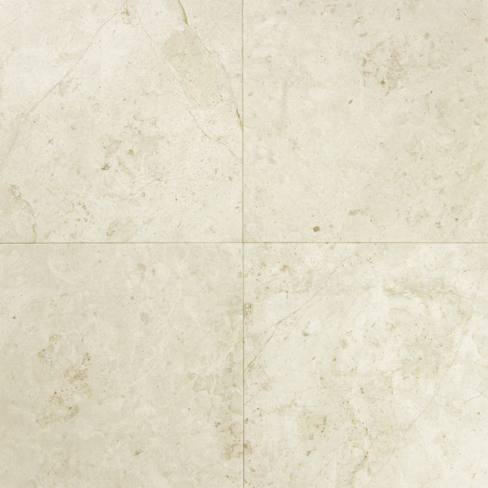 Full Tile Sample - French Vanilla Marble Tile - 24" x 24" x 1/2" Polished