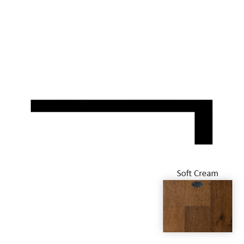Ancona Wood Soft Cream Hardwood Moulding / Trim Wire Brushed 1