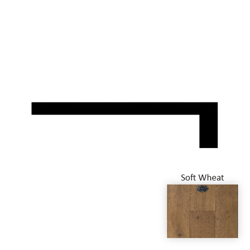 Sanremo Wood Soft Wheat Hardwood Moulding / Trim Wire Brushed 1