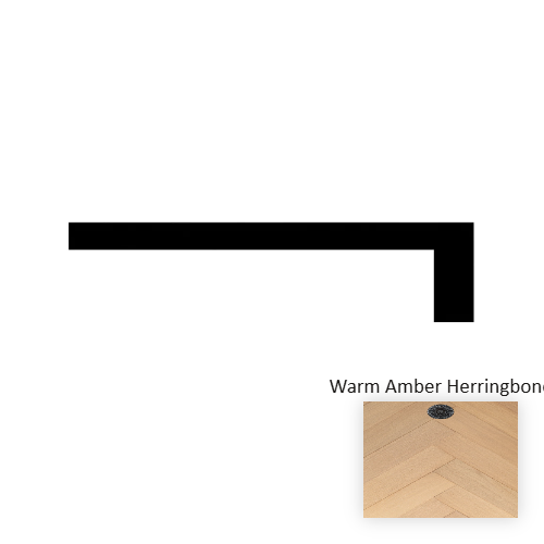 Tivoli Wood Warm Amber Hardwood Moulding / Trim Wire Brushed 1
