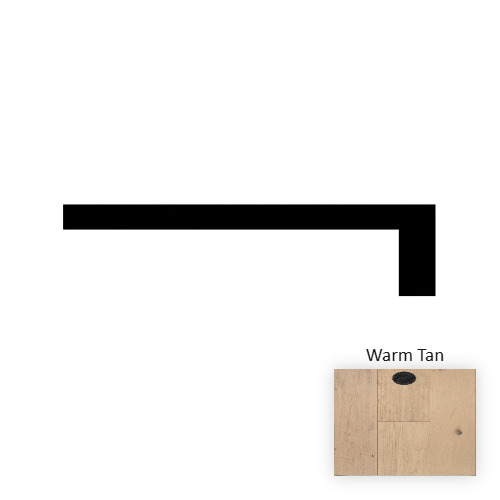Bergamo Wood Warm Tan Hardwood Moulding / Trim Wire Brushed 1
