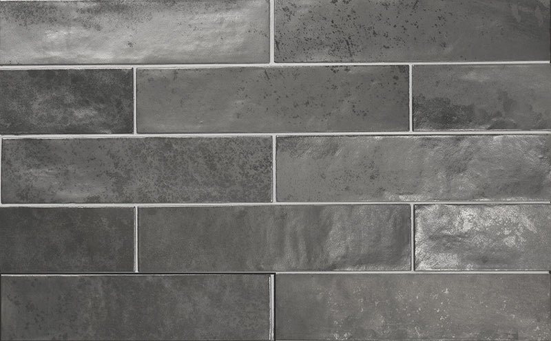 Galvanta Anthracite Porcelain Mosaic - Brick