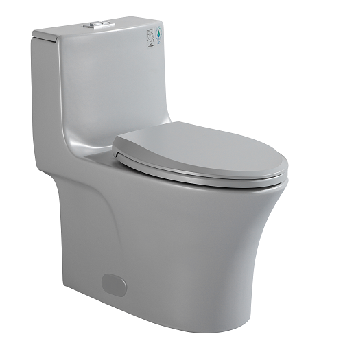Light Grey Ceramic Toilet 1