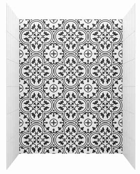 Jetcoat Core Cortona 5 Piece Glue Up Composite Shower Wall - 60" x 32" x 78"