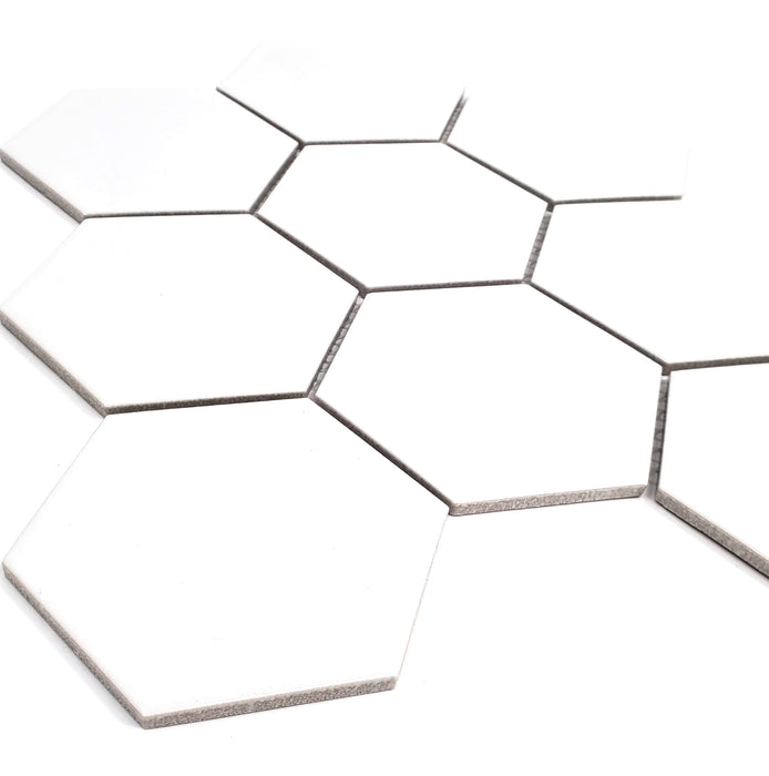 Gio Porcelain White Mosaic Matte 1