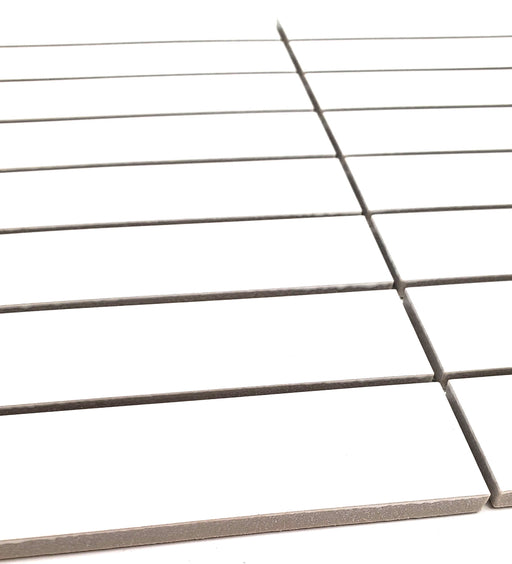 Gio Porcelain White Mosaic Matte 1