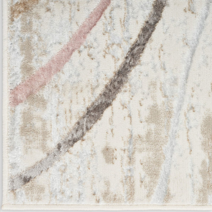 Glitz Polyester Ivory Multicolor IVMTC