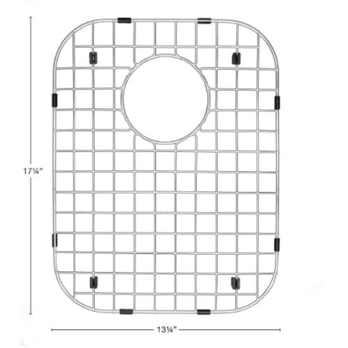 Stainless Steel Stainless Steel Bottom Grid 2