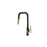 Ganges Stainless Steel Black Brushed Gold Kitchen Faucet Black Brushed Gold 1