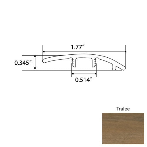 Garnet Vinyl Tralee Reducer Mineral Enhanced UV Coating 1