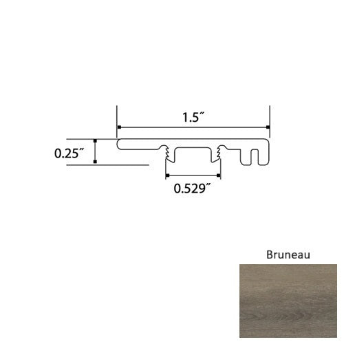 Jasper Vinyl Bruneau End Cap Commercial Ceramic Bead UV Coating 1