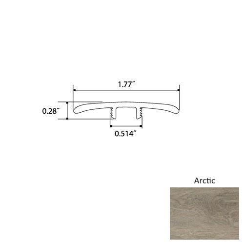 Opal Vinyl Arctic T Molding Quartz Enhanced UV Coating 1