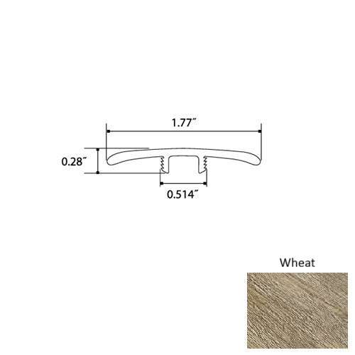Opal Vinyl Wheat T Molding Quartz Enhanced UV Coating 1