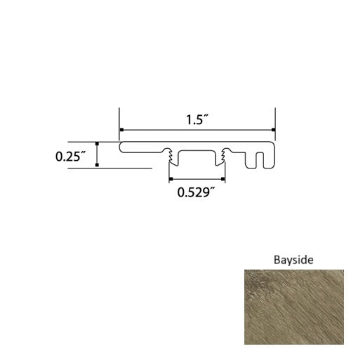 Topaz Vinyl Bayside End Cap Quartz Enhanced UV Coating 1