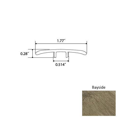 Topaz Vinyl Bayside T Molding Quartz Enhanced UV Coating 1