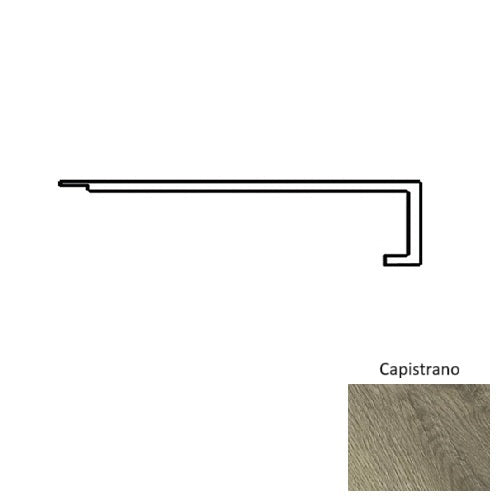 Topaz Vinyl Capistrano Square Flush Stair Nose Quartz Enhanced UV Coating 1
