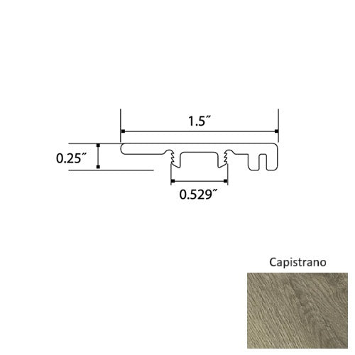 Topaz Vinyl Capistrano End Cap Quartz Enhanced UV Coating 1